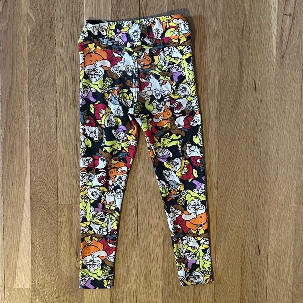 Lularoe Seven Dwarfs Kids Leggings S/M - Picture 5 of 6